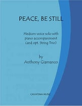 PEACE, BE STILL Vocal Solo & Collections sheet music cover